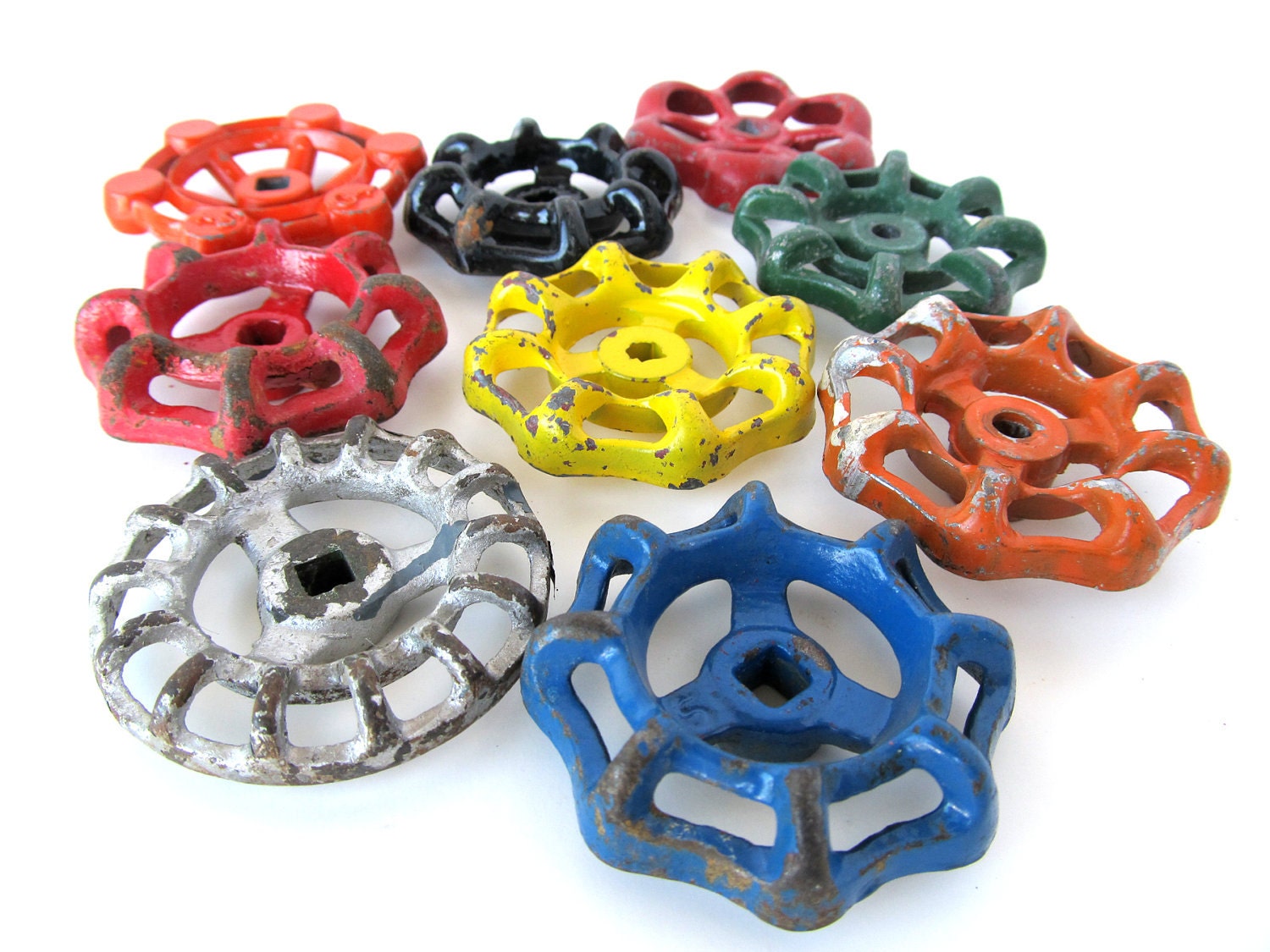 Instant COLLECTION of GARDEN Water Faucet Knobs - Set of 9
