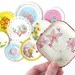 Summer Garden - FLOWER SAUCERS - Instant Collection of Toy Saucers, Set of 11 Pieces