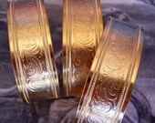1 PC Raw Brass Victorian Cuff Bracelet - B005