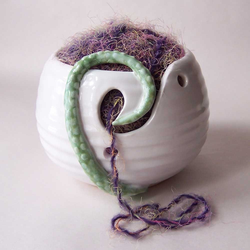 Yarn Bowl in Love with a Sea Monster MADE TO ORDER