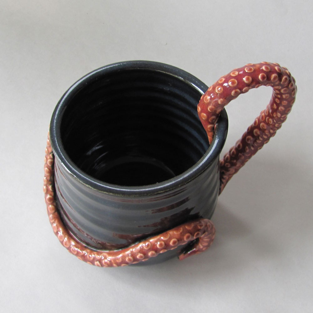 Monster Coffee Mug in Black