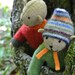 Pogo - Jon, handmade small bear, repurposed wool