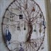 Earring Tree, Copper Tree of life, wall hanging, wall art, jewelry holder, jewelry tree, organize and display, earring display