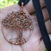 Tree of Life Pendant , Copper Tree with your personalized word, custom and unique