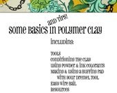 TUTORIAL - Some Basics in Polymer Clay