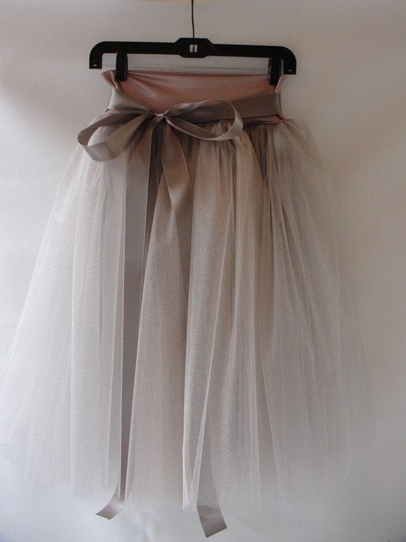 Dusty Rose Tulle Skirt