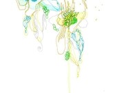 Art giclee print Blossoms Series 25 PRINT 11x14-wall art- wall decor