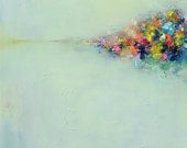 Fine Art Print- Giclee PRINT 8x10-Abstract Landscape 3 - from original oil painting- wall decor- wall art