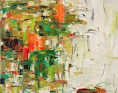 Art Print - giclee-10x10 from original abstract oil painting- From the Shore- wall art- wall decor