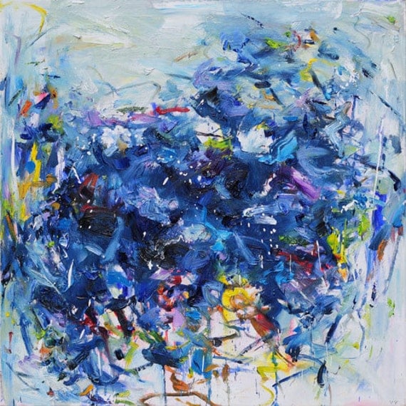 Current Art  Giclee Print 10x10 from original oil mix media painting