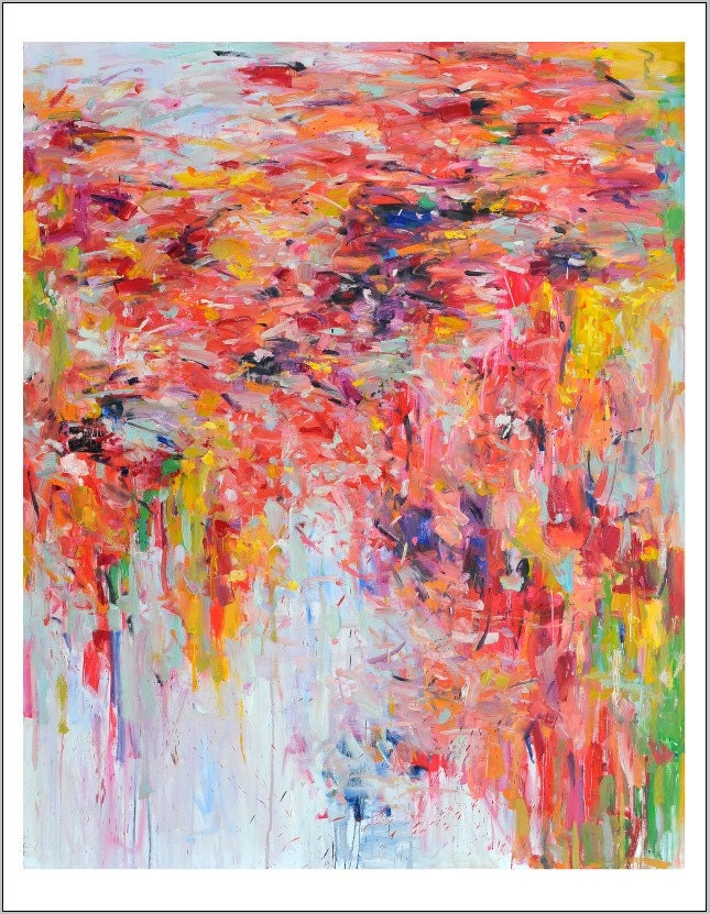 Art PRINT- giclee- 8x10 - from original oil painting-wall decor- wall art-abstract- contemporary