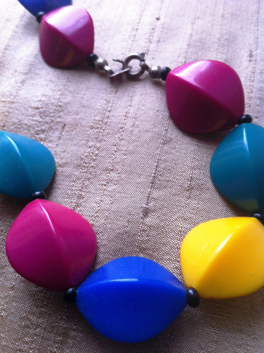 1970's Pop Art 28" Necklace