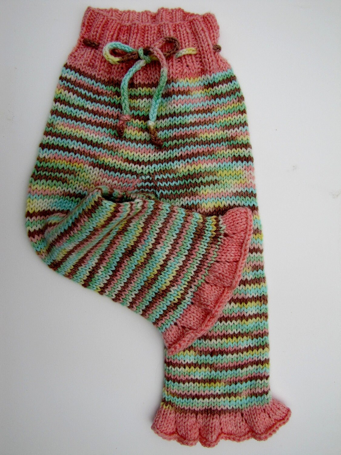 Large Knit Longies in Talia hand knit by Katidids