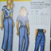 Sewing Pattern Butterick 0476 Women's Jeans Plus Sizes XXL - 6x Waist 36-58 inches Complete Uncut FF
