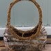 Birch Bark Flower Girl Basket