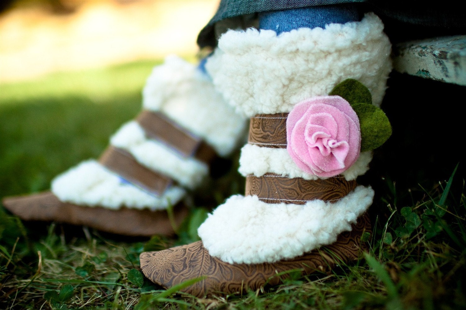 Strawberries and Cream Boots