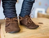 Dapper Brown Suede Shoes - Baby Boy