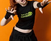 Flesh Is For Zombies Tee - Women and Men sizes available - Vegan Vegetarian Shirt