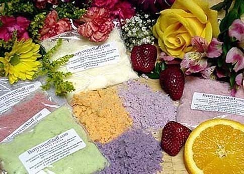 Amber Musk Handmade Bath Fizzy Powders 10 PACK