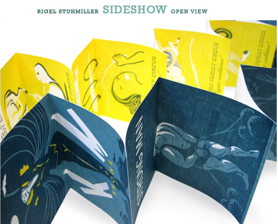 Handmade Limited-edition Letterpress Book: Sideshow
