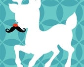 A Very Mustache Christmas- pack of 30 cards