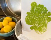 Flour Sack Kitchen Towel: Tat Soi