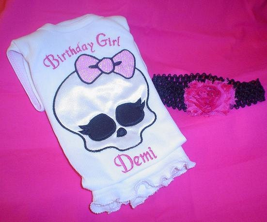 Custom Appliqued Monster High Appliqued Shirt