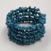 Turquoise bracelet chip bead memory wire