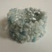 Green aventurine bead memory wire bracelet