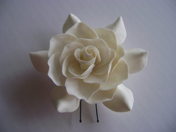 gardenia hair piece