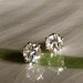 Hoku Studs - White topaz and sterling silver post earrings