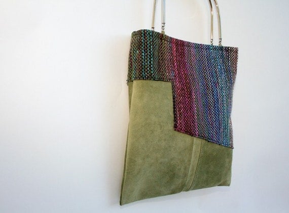 bag, shoulder bag, tote,  or purse:  desert escape