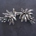 Sterling Silver clasp - Winter Queen - hook and eye clasp in SOLID STERLING SILVER - 42mm X 19mm