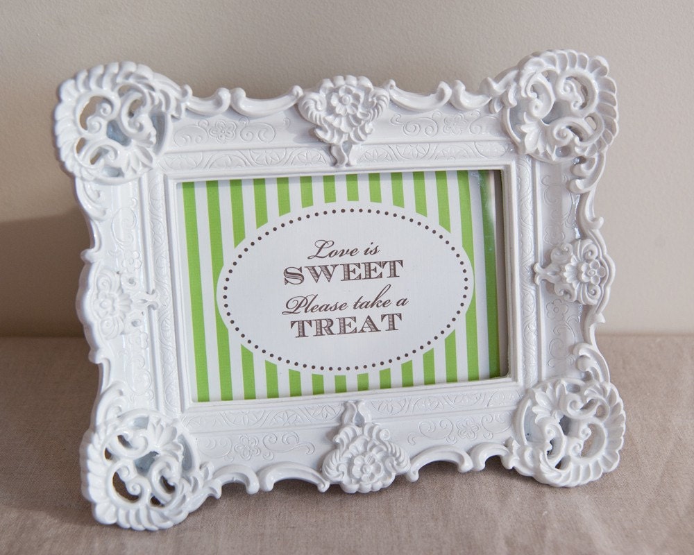 Table Sign - candy buffet, guestbook, treat sign - PRINTABLE only Il_170x135