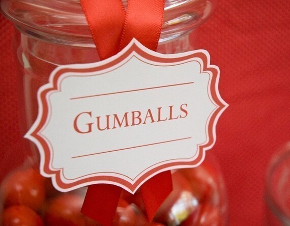 Candy Buffet Dessert Bar Tags - PRINTABLE only - CB1 Il_570xn