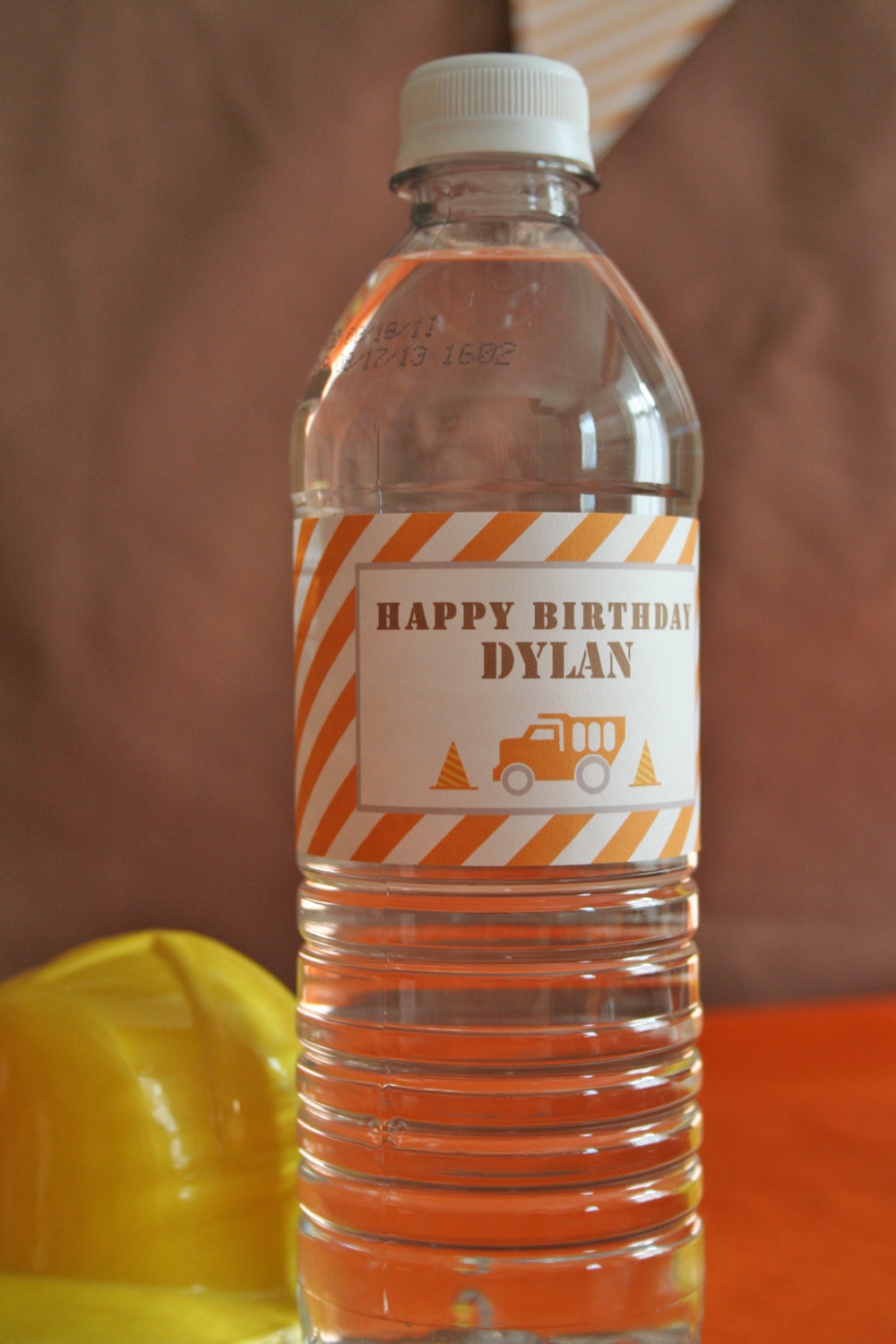Construction Birthday Party Water Bottle Labels - PRINTABLE only Il_570xn