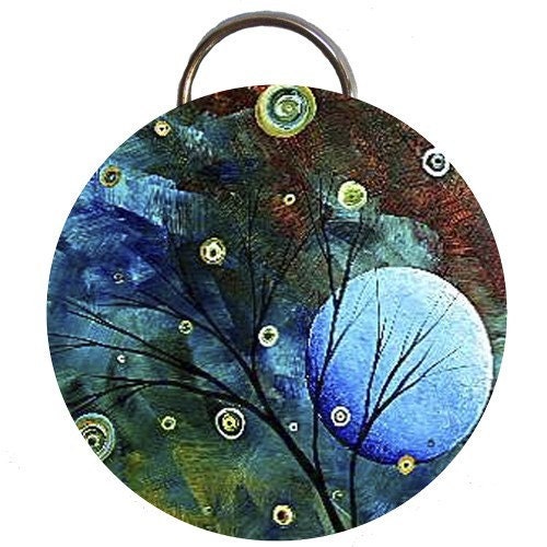 Blue Moon 2 1/4 Inch Bottle Opener or Pocket Mirror or Keychain or Pinback Buttons or Magnets