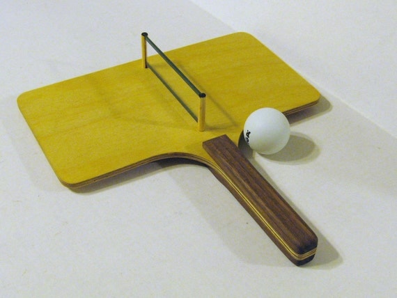 Ping Pong Game Made Of Hardwood