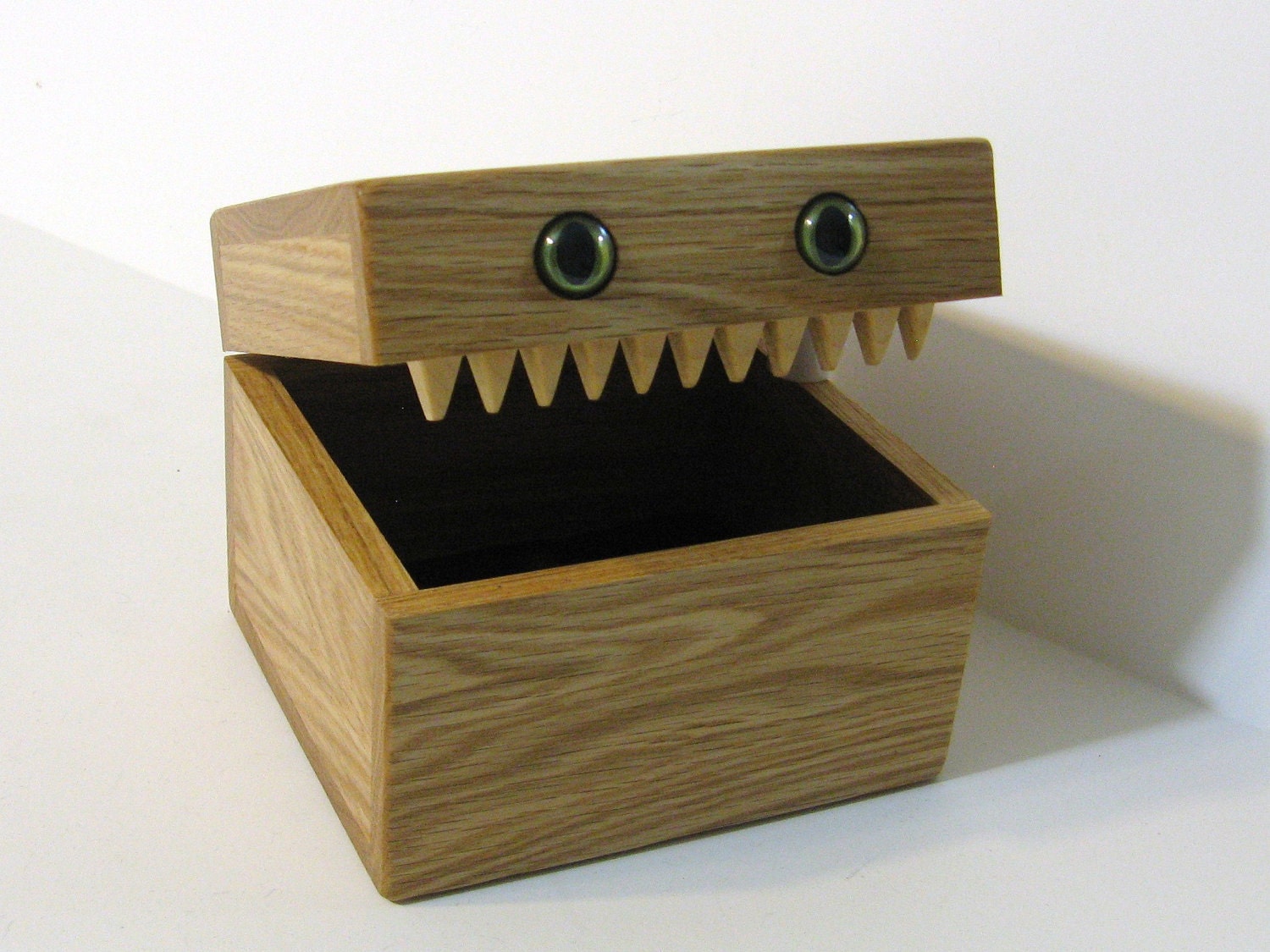 Creature Treasure Box Made Of Oak Wood