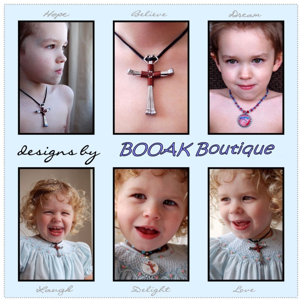 BonEful BOOAK M2M OOAK DBCB ALTB eBD CBC CBD HC Christmas Thanksgiving Boutique Custom Girl Boy Cross Handmade Horseshoe Nail Necklace Men Harley Motorcycle Charm Faith Easter Christian Religious Catholic Spring Birthday Personalized Jewelry Gold Silver