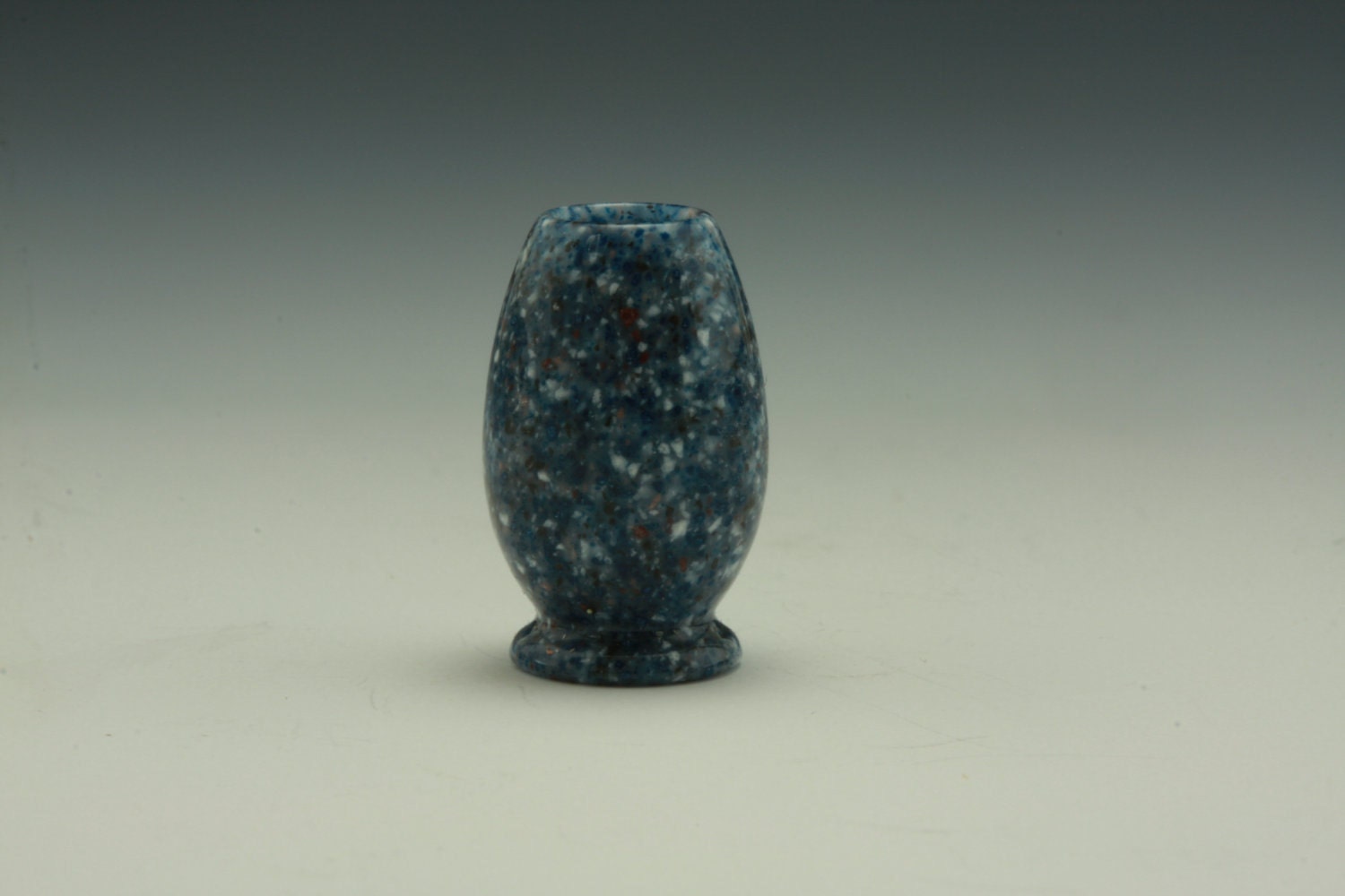 1" Scale Handmade Miniature Dollhouse Turning Blue Vase