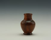 1" Scale Handmade Miniature Dollhouse Turning Vase Cocobolo