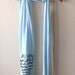 Mr. Darcy Proposal/Pride and Prejudice Scarf in Baby Blue. READY TO SHIP