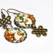 Earrings from Vintage Tin Recycled