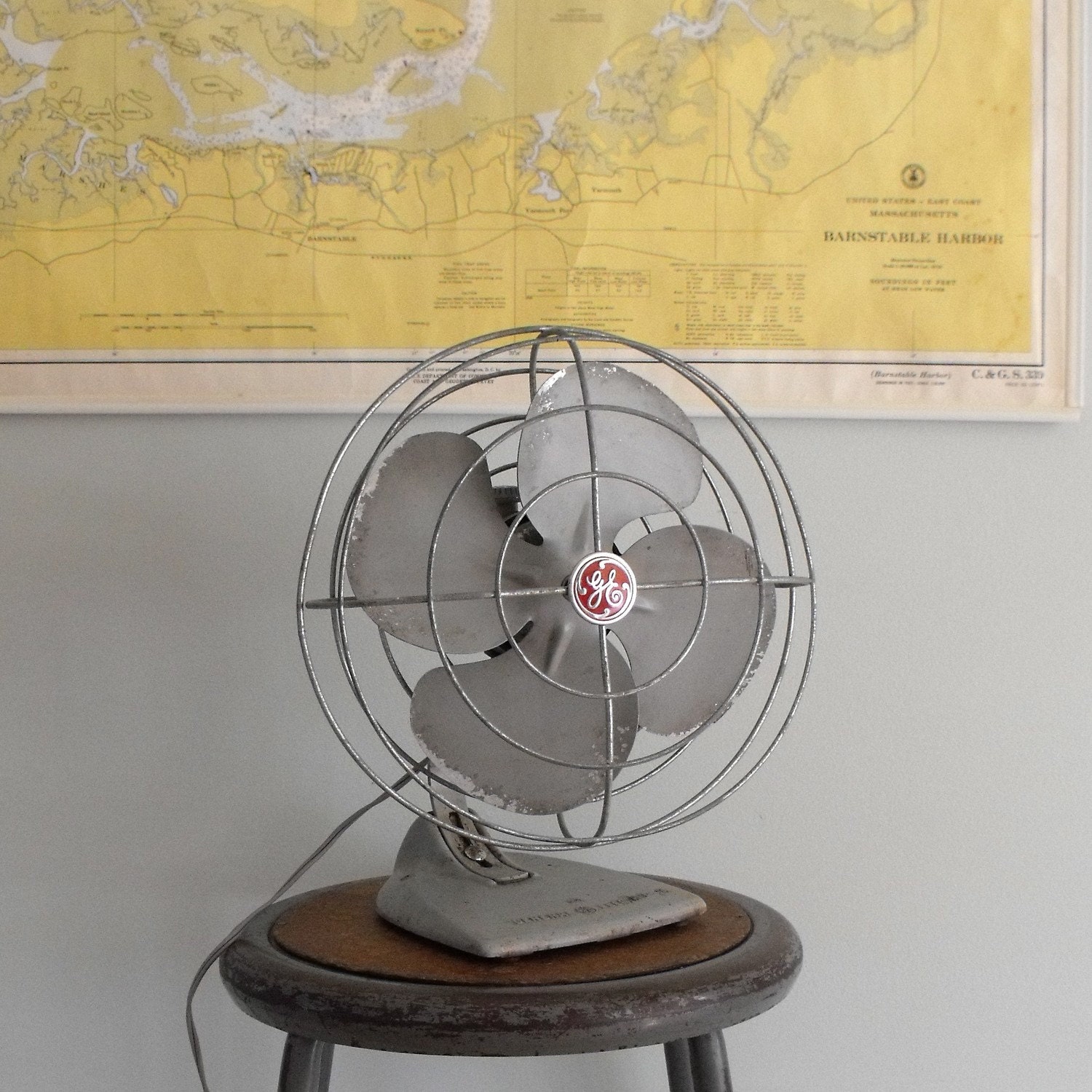 Reserved for Yeyang Only Vintage Industrial Oscillating General Electric Fan