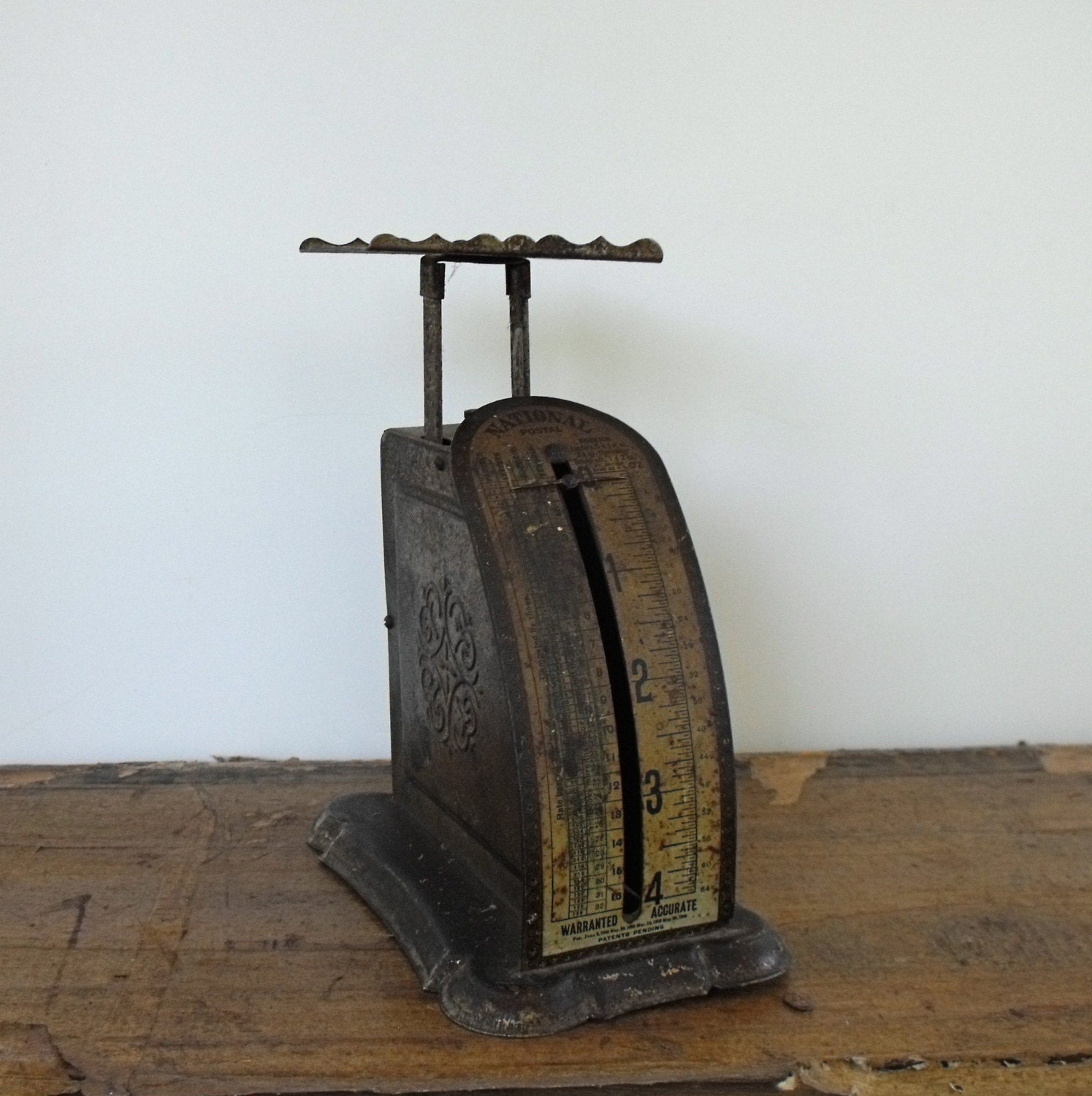 Antique Old Store Postal Scale by solsticehome on Etsy