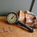 Vintage Industrial Gauge with Stem, Steampunk