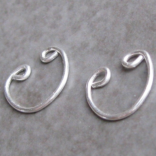 Top of the Ear Cuff Hoop Earrings - non-pierced cartilage