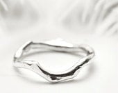 sterling silver  organic ring, stacking coral branch inspired band - Shipwrecked in Heaven - RedSofa jewelry