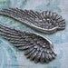 Gorgeous Ox Silver Angel Wings